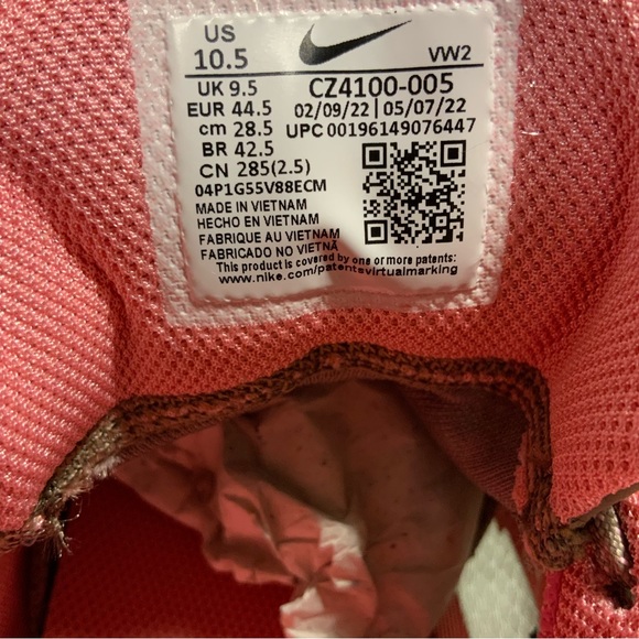 NEW Authentic Nike Kyrie Flytrap V "Moon Fossil Pink Grey" Men’s US 9, 9.5, 10 - Picture 9 of 13